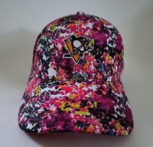 Women&#39;s Pittsburgh Penguins Hat Cap With Strap Reebok NHL New Without Tags - £14.42 GBP