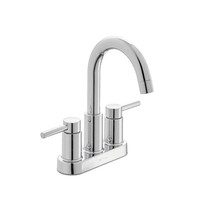 New Open Box Dorind Chrome 4 in Centerset Double Handle High-Arc Bathroo... - $826.67 MXN