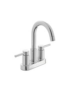 New Open Box Dorind Chrome 4 in Centerset Double Handle High-Arc Bathroo... - $826.67 MXN