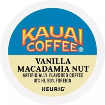 KAUAI COFFEE VANILLA MACADAMIA NUT KCUPS 10CT - $16.49