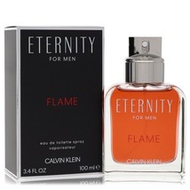 Eternity Flame by Calvin Klein Eau De Toilette Spray 3.4 oz for Men - £45.03 GBP