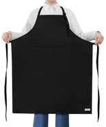 Extra Large Apron for Men Adjustable Bib Aprons with 2 Pockets Cooking K... - $16.76