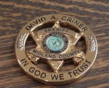 Midland County Sheriffs Office Texas Challenge Coin #132W - £24.14 GBP