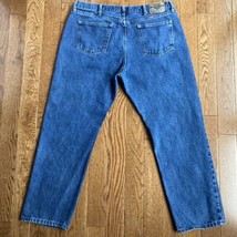 Wrangler Regular Fit Jean Men 40 Big Tall Straight Baggy Denim Pant 40x30 - $11.36