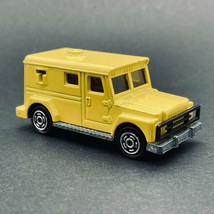 Majorette Armored Bank Security Armored Car Delivery Truck Yellow Diecas... - $21.28