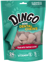 Dingo Mini Dental Chews Cleans and Freshens Breath for Small Dogs 384 co... - £115.44 GBP