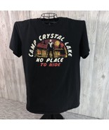 Friday the 13th shirt XL Camp Crystal Lake No Place To Hide Black Tee - $187.53 MXN