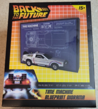 Back To The Future Time Machine Blueprint Diorama Loot Crate Exclusive - £19.13 GBP