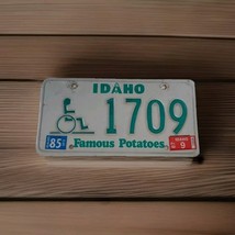 Idaho Greenie Handicap License Plate 1985 Tag #1709 Man Cave Decor Pub G... - $25.00