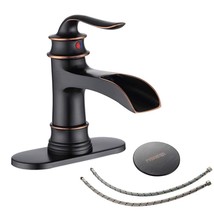 Waterfall Faucet Bathroom Faucet Single Handle One Hole Oil Rubbed Bronz... - $98.99