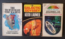 VINTAGE LOT 0F 3  1960s-1970s SCI-FI AND FANTASY PAPERBACK BOOKS~NOVELS ... - $5.95