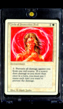 1994 MTG Magic The Gathering Revised Circle of Protection Red Vintage Ca... - $1.18