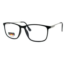 Multi-Focus Progressive Reading Glasses 3 Powers in 1 Reader Square Rectangular - £12.62 GBP+