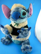 Disney Lilo &amp; Stitch Plush Santa Claws Claus Green Velvet Velour 10&quot; Sitting - £18.18 GBP