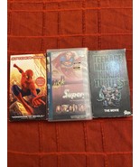 Supergirl, Spider-Man, Teenage Mutant Ninja Turtles VHS Lot Family Enter... - £15.88 GBP