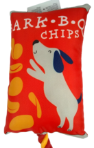 Bark B Q Chips Dog Toy Dog&#39;s Squeaky Rope Squeaks Throw Doggy Squeaking Dogs BBQ - £6.41 GBP