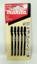 Makita T244D T-Shank Jigsaw Blades  5-pack D-34899 Genuine OEM - $9.33