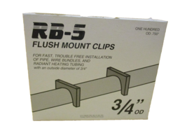 RB-5 3/4&quot; od Flush Mount Clips Wire Bundles 100 Count F6OD - £28.13 GBP