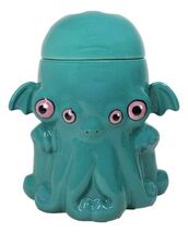 Mythological God Cthulhu Kraken Octopus Colossal Sea Monster Ceramic Coo... - $37.99