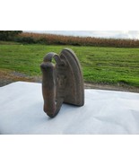 Antique / Vintage  Sad Iron / Flat Iron with a Keystone with the No. 6 - £31.38 GBP