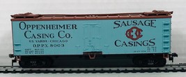 HO Scale Oppenheimer Casing Co US Yards Chicago OPPX 8003 Sausage Casings Boxcar - £10.01 GBP