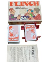 Flinch Famous Card Game, Parker Brothers 1976, Vintage, Complete See Photos - £15.74 GBP