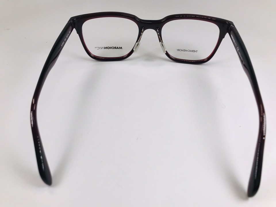 New MARCHON NYC M-5802 604 Burgundy Eyeglasses  53mm with Case Item image 9