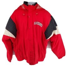 Vintage Chicago Blackhawks Starter Jacket Mens Size XL NHL Hockey Red  - $128.65