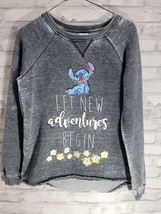 Disney Women&#39;s Lilo Stitch Let Adventures Begin Crop Pullover Graphic Sw... - $323.48 MXN
