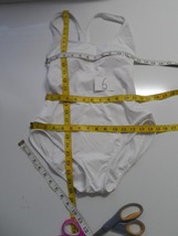   Carmen Marc Valvo Mesh Detail One-Piece Swimsuit White 6-$114-NWOT - $43.49