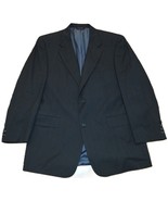 Hart Schaffner Marx Gray Pin Stripe Wool Suit Coat Jacket Blazer 44R - $760.08 MXN