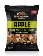 Bear Mountain FC32 Apple BBQ Wood Chunks Mild Sweet Flavor - £17.20 GBP
