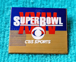 SUPER BOWL XXIV (24) PIN  - CBS SPORTS NETWORK - TV LOGO - NFL LAPEL PIN... - $29.65