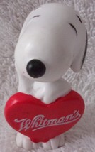 Peanuts Snoopy Whitmans Candy Chocolate Heart PVC Figure Cake Topper Val... - $4.99