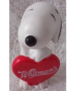 Peanuts Snoopy Whitmans Candy Chocolate Heart PVC Figure Cake Topper Val... - $4.99