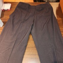 Womens Josephine Chaus size 6 Petite dark gray / black dress pants - £7.61 GBP