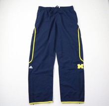 Adidas Mens 2XL+2 Team Issued University of Michigan Football Sweatpants Blue - £94.13 GBP