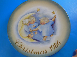 Christmas Plate by SCHMID BROTHERS 1986 West Germany 16th edition 8" diameter - $8.90