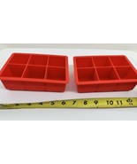 Tovolo Large Ice Cube Silicone Molds Lot Of 2 - $8.38