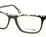 WILLIAM MORRIS LONDON 50052 C1 BLACK /ZEBRA EYEGLASSES GLASSES FRAME 52-... - €95,02 EUR