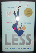 SIGNED Andrew Sean Greer LESS First ed Later Printing Pulitzer Prize Hardback DJ - £70.62 GBP
