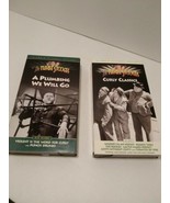 The Three Stooges~ 2 Vhs Video Tapes, A Plumbing We Will Go, Curly Classics - $8.06 CAD