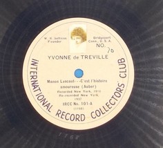 Yvonne de Treville / Lucrezia Bori 78 IRCC 101 Manon Lescaut A8 - £23.52 GBP