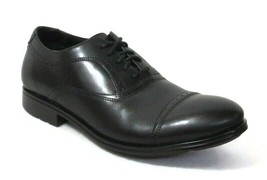 Rockport Fw Cap Toe Men&#39;s Black Leather Oxford Shoes, V73173 - £72.37 GBP