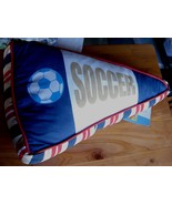 Disney Dreams Sports Soccor/Basketball Pennant Shaped Flag Pillow - BRAN... - €21,49 EUR