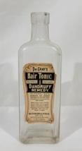 Antique Dr Gray&#39;s Hair Tonic and Dandruff Remedy Bottle Paper Label - $31.68