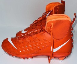 Nike Force Savage Varsity 2 Size 15 AQ8155-800 Orange/White Football Cleats New - £58.04 GBP