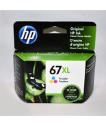 HP 67XL Tri-Color Ink Cartridge 3YM58AN New Sealed Genuine High Yield EX... - €17,19 EUR