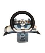 Microsoft Xbox 360 Wireless Racing Steering Wheel Force With Table Clamp... - $35.99