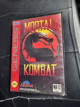 Mortal Kombat (Sega Genesis) GAME + CASE [DAMAGED]+ ARTWORK / NO MANUAL - $10.88